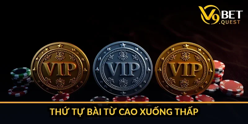 Cách chơi ba lá V9bet - Luật, mẹo và chiến thuật chuẩn 2026 1 Bảng xếp hạng các tổ hợp bài trong trò chơi ba lá V9bet