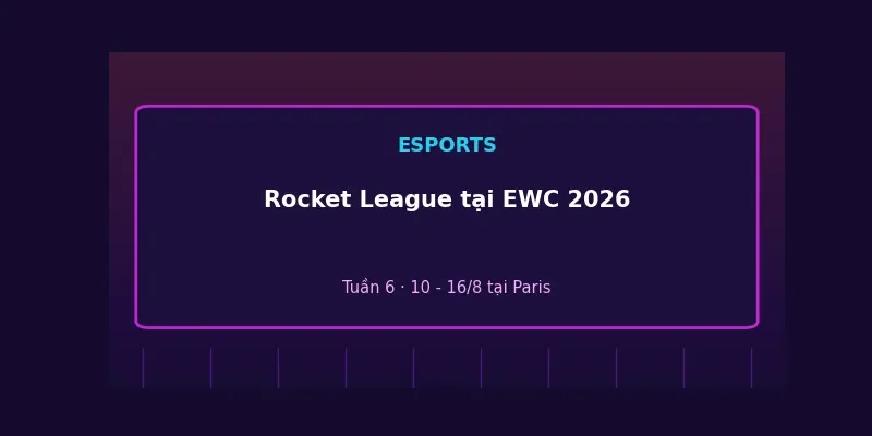 Rocket League tại Esports World Cup 2026