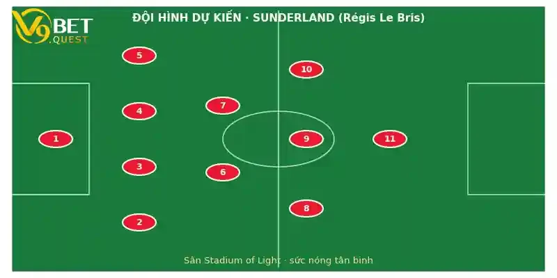 Soi kèo Sunderland vs Fulham, 20h00 ngày 30/8 3 Đội hình dự kiến Sunderland vs Fulham